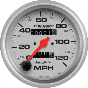 4492 AutoMeter Ultra-Lite 3 3/8" Mechanical 0-120 MPH Speedometer