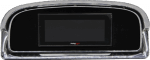 Custom chrome billet aluminum dash insert