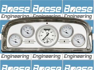 1959 Ford Galaxie / Fairlane Aluminum 5 Gauge Panel w/ Classic Instruments Gauges (Ultimate Speedometer)
