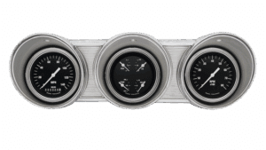 1962-1963 Ford Fairlane Aluminum Gauge Panel Adapter w/ Classic Instruments Hot Rod Gauges