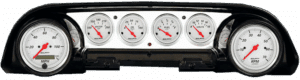 1963-1964 Ford Galaxie Aluminum Gauge Panel w/ AutoMeter Street Rod Series Gauges