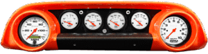 1963-1964 Ford Galaxie Aluminum Gauge Panels w/ Auto Meter Phantom Gauges