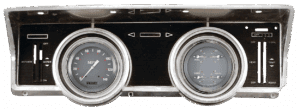 1966-1967 Ford Falcon / Ranchero Aluminum Adapter Kit w/ Classic Instruments Gauges SG Series Gauges