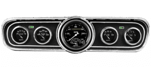 1965-1966 Ford Mustang Adapter Panels w/ Auto Meter Old Tyme Black Gauges