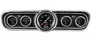 1965-1966 Ford Mustang Adapter Panels w/ Auto Meter Old Tyme Black Gauges (GPS)