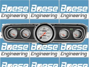 1965-1966 Ford Mustang Adapter Panels w/ Ultra-Lite Gauges