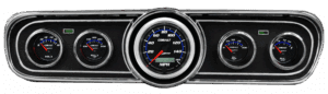 1965-1966 Ford Mustang Adapter Panels w/ Auto Meter Cobalt Gauges