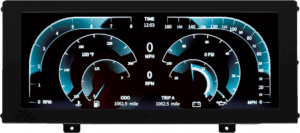 Universal Mount Invision LCD Dash Kit by AutoMeter 7000
