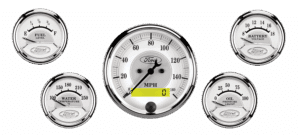 880087 Auto Meter Ford Masterpiece 5 Gauge Kit w/ Electric Speedometer (3 1/8" & 2 1/16")