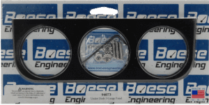 Aluminum Under Dash 3 Gauge Panel for 2 1/16" or 2 1/8" Gauges