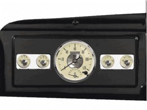 1939-1947 Dodge Truck Billet Aluminum 5 Gauge Panel w/ Auto Meter Prestige Series