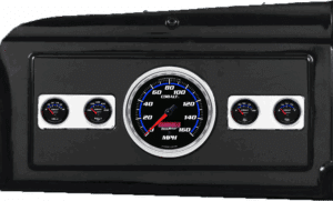 1939-1947 Dodge Truck Billet Aluminum Gauge Panel w/ Auto Meter Cobalt Gauges
