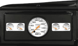 1939-1947 Dodge Truck Billet Aluminum Gauge Panel w/ Auto Meter Phantom gauges