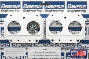 1939-1947 Dodge Truck 4 gauge Billet Aluminum Gauge Panels
