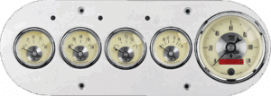 1954-1958 Dodge Truck Billet Aluminum 5 Gauge Panel w/ Auto Meter Prestige Series