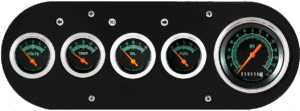 1954-1958 Dodge Truck Aluminum 5 Gauge Panel w/ Classic Instruments G/Stock Gauges