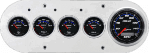 1954-1958 Dodge Truck Billet Aluminum Gauge Panel w/ Auto Meter Cobalt Gauges