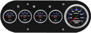 1954-1958 Dodge Truck Billet Aluminum Gauge Panel w/ Auto Meter Cobalt Gauges