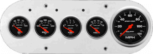 1954-1958 Dodge Truck Billet Aluminum Gauge Panel w/ Sport-Comp gauges