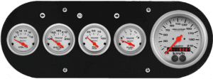 1954-1958 Dodge Truck Billet Aluminum Gauge Panel w/ Ultra-Lite gauges