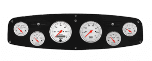 1961-1968 Dodge Truck Aluminum Gauge Panel w/ Auto Meter Arctic White Gauges