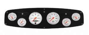 1961-1968 Dodge Truck Aluminum Gauge Panel w/ Auto Meter Arctic White Gauges