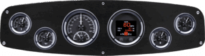 1961-1968 Dodge Truck Aluminum Gauge Panel w/ Dakota Digital HDX Black Alloy Gauges