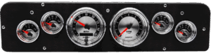 1969-1971 Dodge Truck Aluminum Dash Insert w/ Auto Meter American Muscle Gauges (8mm LEDs)