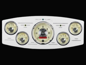 1933-1934 Dodge Car Billet Aluminum 5 Gauge Panel w/ Auto Meter Prestige Series