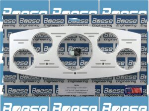 1933-1934 Dodge Car 5 gauge Billet Aluminum Gauge Panels