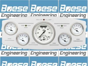 1933-1934 Dodge Car Billet Aluminum 5 Gauge Panel w/ Classic Instruments Gauges (Ultimate Speedometer)