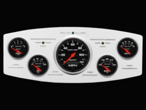 1933-1934 Dodge Car Billet Aluminum Gauge Panel w/ Sport-Comp gauges