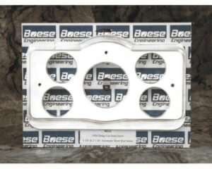 1936 Dodge Car 5 gauge Billet Aluminum Gauge Panels