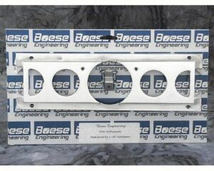 1946-1948 Plymouth Car 5 Gauge Aluminum Gauge Panels for 3 1/8" & 2 1/16" Auto Meter Gauges