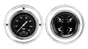 1952-1955 Buick Aluminum Gauge Panels w/ Classic Instruments Hot Rod Gauges