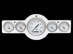1941-1948 Pontiac Aluminum 5 Gauge Panel w/ Classic Instruments Gauges