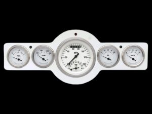1941-1948 Pontiac Aluminum 5 Gauge Panel w/ Classic Instruments Gauges (Ultimate Speedometer)