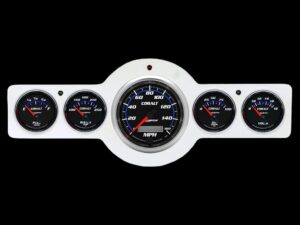 1941-1948 Pontiac Aluminum Gauge Panel w/ Auto Meter Cobalt Gauges