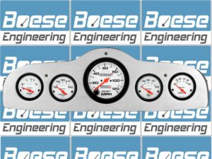 1949-1952 Pontiac Car Billet Aluminum Gauge Panel w/ Auto Meter Phantom gauges