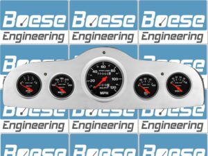 1949-1952 Pontiac Car Billet Aluminum Gauge Panel w/ Sport-Comp gauges