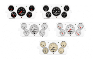 1940-1949 International Truck Aluminum Gauge Panel w/ AutoMeter Street Rod Series Gauges