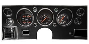1970-1972 Chevelle Package by Classic Instruments (Velocity Black)