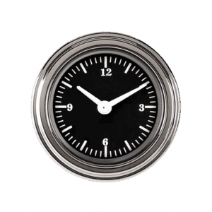 HR90SLF Classic Instruments 2 1/8" Hot Rod Clock (black)