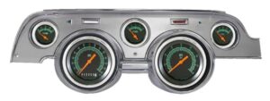 1967-1968 Mustang Package by Classic Instruments (G/Stock w/ brushed aluminum bezel)