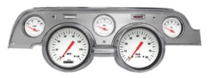 1967-1968 Mustang Package by Classic Instruments (White Hot w/ brushed aluminum bezel)
